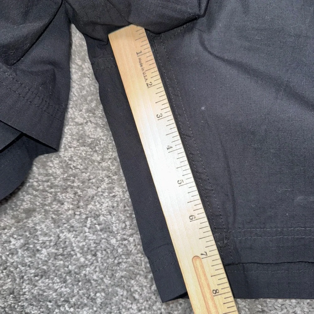 The North Face Belted Cargo Shorts Mens Stretch Black 38 NEW